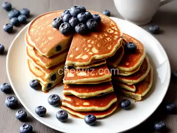 Blueberry Buckwheat Pancakes