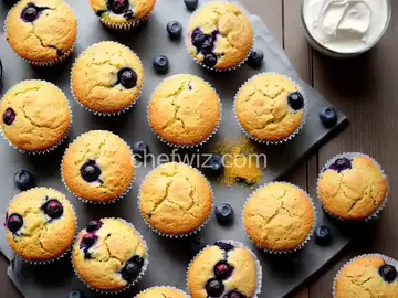 Blueberry Cornmeal Muffins