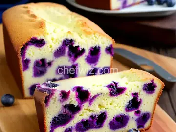 Blueberry Cream Cheese Pound Cake II