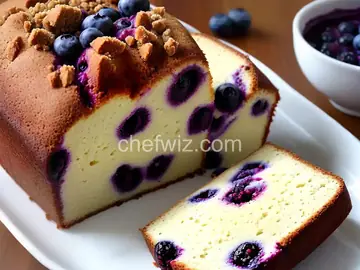 Blueberry Cream Cheese Pound Cake I