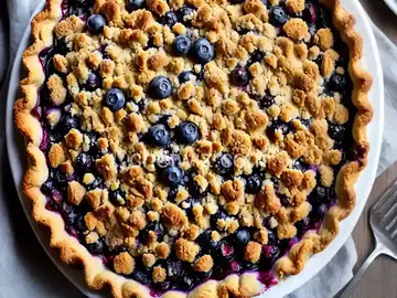 Blueberry Crumble Pie