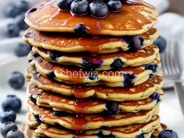 Blueberry Flax Pancakes