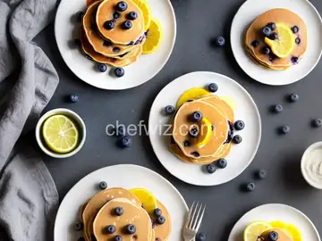 Blueberry Lemon Yogurt Pancakes