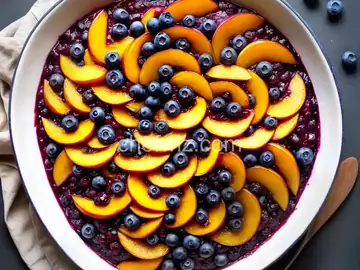Blueberry Nectarine Crisp