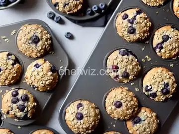 Blueberry Oat Muffins