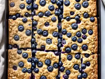 Blueberry Oatmeal Breakfast Bars