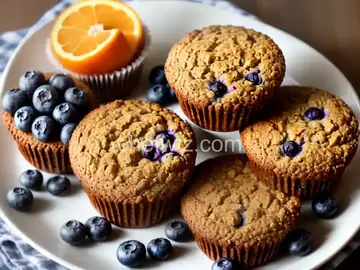 Blueberry Orange Bran Muffin