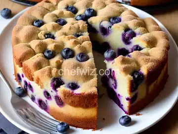 Blueberry Sour Cream Coffee Cake