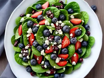 Blueberry Spinach Salad