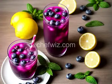 Blueberry Stevia Lemonade