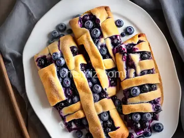 Blueberry Strudels
