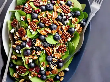 Blueberry Walnut Salad