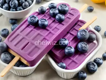 Blueberry Yogurt Popsicles Recipe