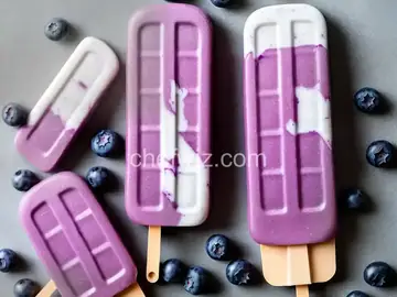 Blueberry-Yogurt Popsicles