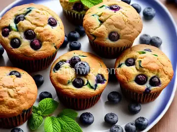 Blueberry Zucchini Muffins