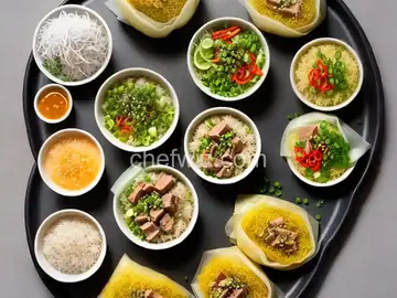 Bánh Tráng Nướng (Grilled Vietnamese Rice Paper With Egg, Pork, and Condiments) Recipe
