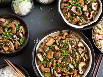 Bo Zai Fan (Chinese Chicken and Mushroom Clay Pot Rice)