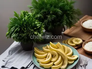 Boiled Green Bananas