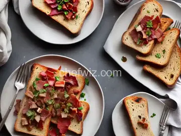 Bone Marrow with Bacon Marmalade and Sourdough Toast