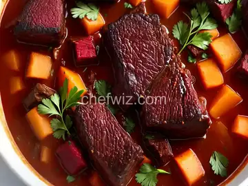 Borscht-Braised Beef Short Ribs