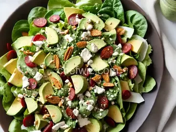 Boston Lettuce Avocado Salad and Lime Dressing
