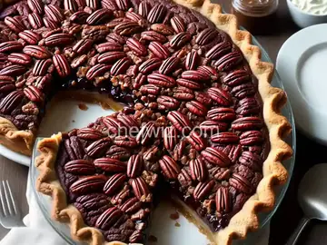 Bourbon Chocolate Pecan Pie