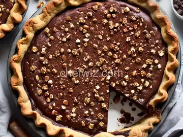 Bourbon Chocolate-Walnut Pie