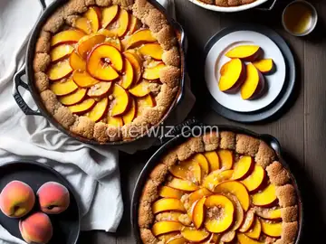 Bourbon Peach Cobbler