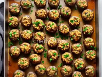 Boursin-Stuffed Mushrooms