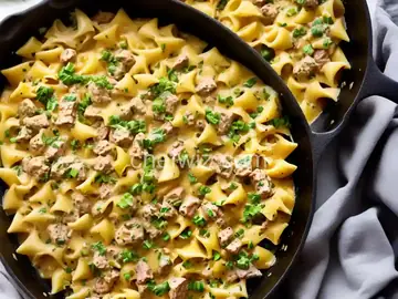 Bow-Tie Skillet Alfredo