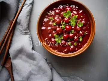 Bowl Full of Cherry Ham Glaze