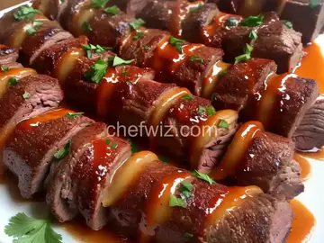 Bracciole (Flank Steak Rolls)