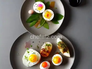 Brad's nigiri with tobiko and quail egg