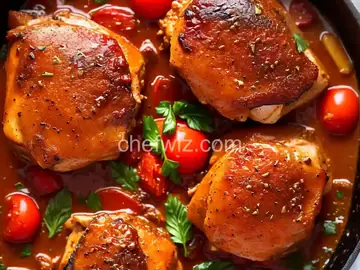 Braised Chicken Thighs and Legs with Tomato