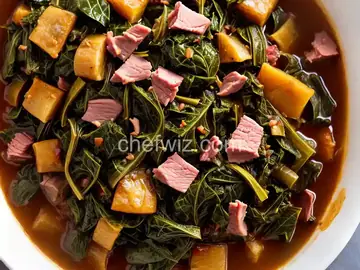 Braised Collard Greens With Ham Hocks Recipe