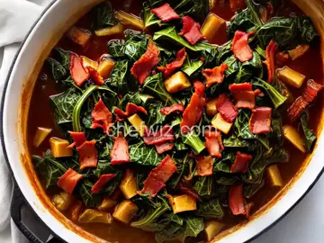 Braised Collard Greens with Bacon