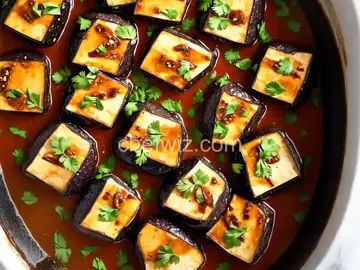 Braised Eggplant With Tofu in Garlic Sauce Recipe