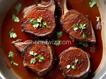 Braised Lamb Shoulder Chops
