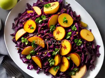 Braised Red Cabbage with Apples