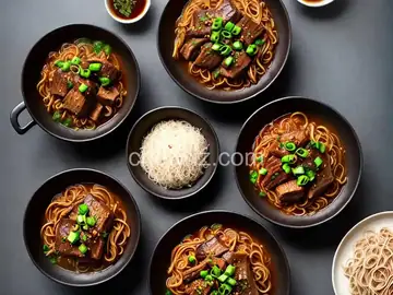 Braised Spiced Pork with Cao Lau Noodles