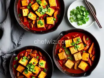 Braised Tofu and Chiles