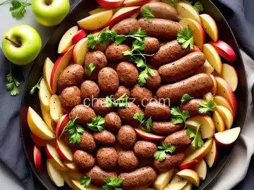 Brats, Onions, and Apples