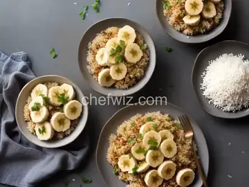 Brazilian Sweet Banana and Rice Dish