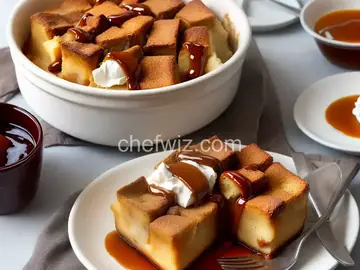 Bread Pudding With Caramel Sauce
