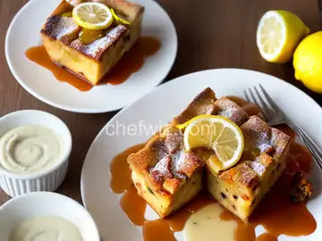 Bread Pudding with Lemon Sauce I