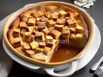 Bread Pudding with Whiskey Sauce