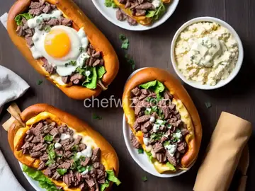 Breakfast Cheesesteaks