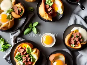 Breakfast Popovers with Italian Sausage