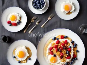Breakfast Ricotta with Berries & Maple Syrup