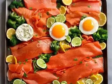 Breakfast Smoked Salmon Platter